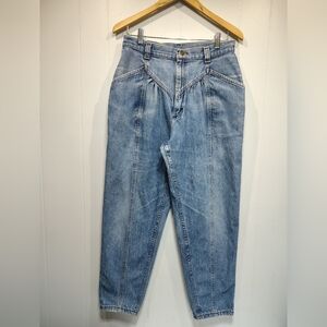 Lee Riders Jeans Highrise Pleated Mom‎ 90's Jeans Vintage V-Line size 16